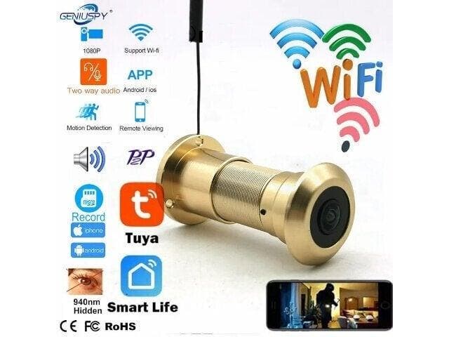 Inbouw deur camera Full HD, Huis en Inrichting, Woonaccessoires | Overige, Nieuw, Verzenden