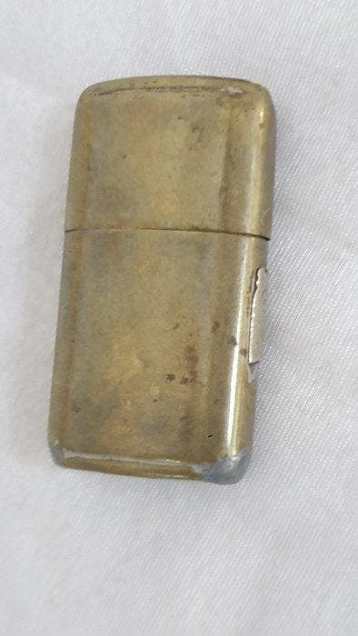 Trench art - Zonder minimumprijs - Zakaansteker - Messing, Collections, Articles de fumeurs, Briquets & Boîtes d'allumettes