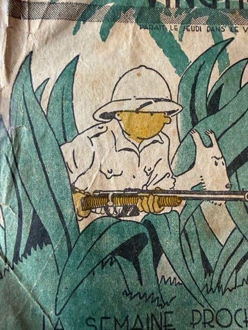 Le Petit Vingtième N°22 - Couverture Hergé «  Jonction