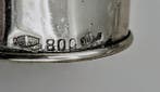 Art Deco Octagonal cut - Parfumfles - .800 zilver, kristal