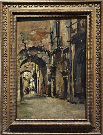 Michele de Simone (1893 - 1955) - Vicolo di Napoli