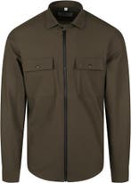 Suitable Jacket Shirt Donkergroen maat Maat 52/54 (L) Heren, Verzenden, Nieuw, Maat 52/54 (L), Suitable