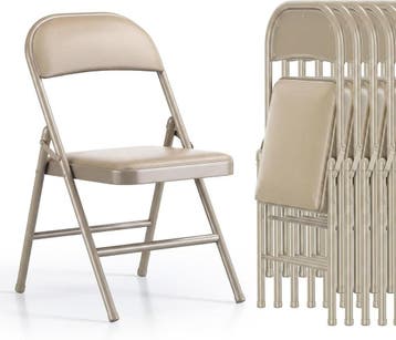Klapstoelen - Vouwstoelen - Set van 4 - Eettafelstoelen - Ka, Verzenden, Nieuw