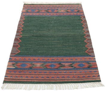 Kelim - Vloerkleed - 160 cm - 90 cm - Naturfarben