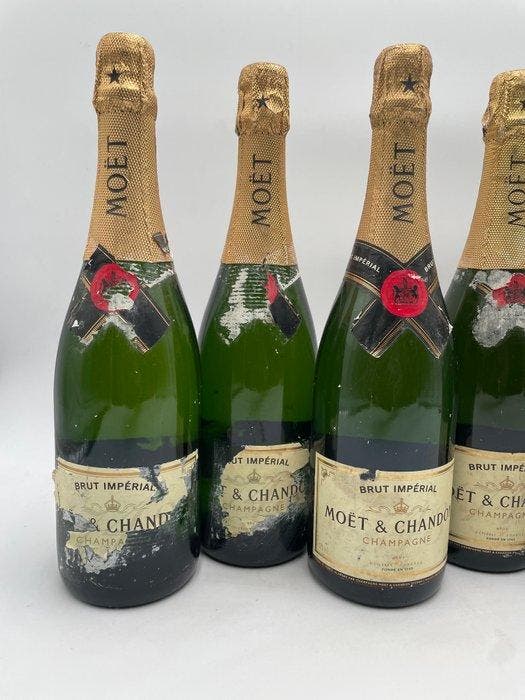 Moet & Chandon, Brut Imperial - Champagne Brut - 6, Verzamelen, Wijnen
