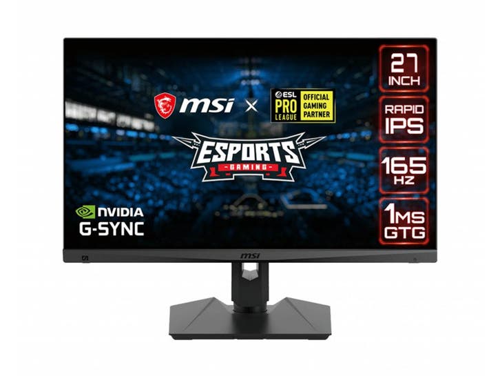 MSI Optix MAG274QRF-QD - Gaming Monitor - 27 Quad HD 165Hz, Computers en Software, Monitoren, Zo goed als nieuw, Verzenden