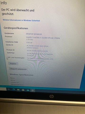 HP EliteBook 8560p top notebook with 8GB & 120GB Disk -, Nieuw