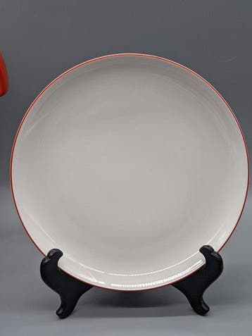 Koffieservies - Gallo Porzellan Kaffeeservice Weiß-Rot –, Antiek en Kunst