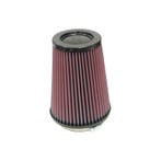 K&N Universeel filter - carbonvezel top - 102mm aansluiting,, Verzenden, Nieuw