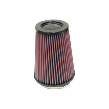 K&N Universeel filter - carbonvezel top - 102mm aansluiting,, Verzenden, Nieuw