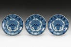 Tichelaar Makkum - Plat (3) - Faïence - Set de 3 assiettes
