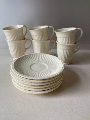 Wedgwood - Service à café pour 6 personnes (12) - Edme -