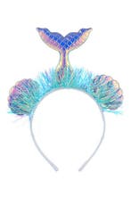 Haarband Zeemeermin Blauw Diadeem Schelpen Iridescent Glitte, Ophalen of Verzenden, Nieuw