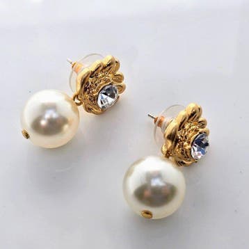Oscar De La Renta - Verguld - Oorbellen - Elegant