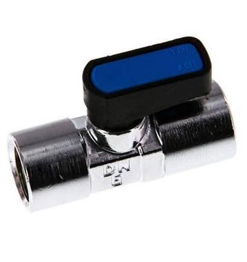Rp 1/4 2-Way Brass Mini Ball Valve Compact EN331 Gas 20 Bar, Verzenden