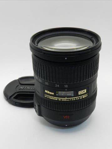 Nikon AF-S NIKKOR 18-200mm f/3.5-5.6G ED DX VR Zoomlens, Audio, Tv en Foto, Nieuw