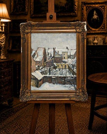 Antoon De Boever (1909-1995) - Hiver en ville - NO RESERVE