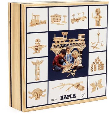 KAPLA - KAPLA Kleur - Constructiespeelgoed - 100 Plankjes, Verzenden