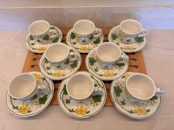 Villeroy & Boch - Koffiekopje (16) - Geranium -, Antiquités & Art