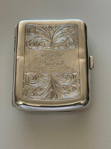 sigaretten dispenser - .925 zilver - Zilveren, Verzamelen, Nieuw