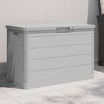 vidaXL Kussenbox 77,5x44,5x53 cm polypropeen grijs, Tuin en Terras, Verzenden, Nieuw