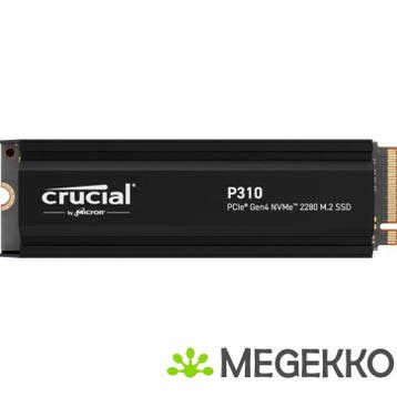 Crucial SSD P310 1TB heatsink, Verzenden