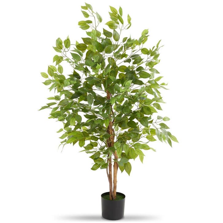 Kunst ficusboom Fida, realistische textuur - 120 cm, Maison & Meubles, Plantes d'intérieur, Envoi
