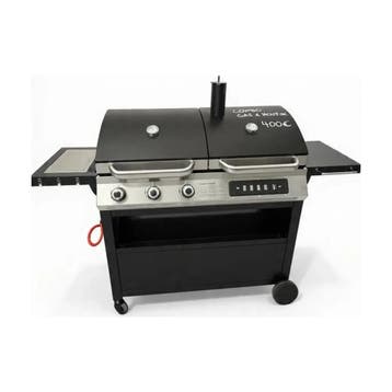 Luxe houtskool en gas barbecue (Barbecues, Tuin & Terras), Ophalen of Verzenden