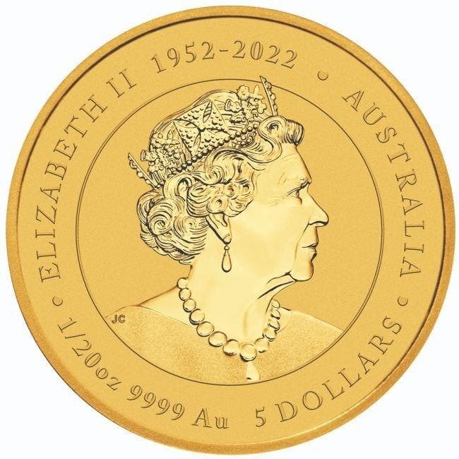 Australië. 5 Dollars 2024 1/20 oz $5 AUD Australian Gold, Postzegels en Munten, Edelmetalen en Baren