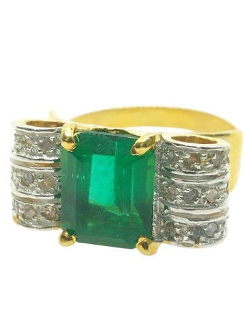 Sans prix de réserve - Bague - 9 carats Argent, Or jaune