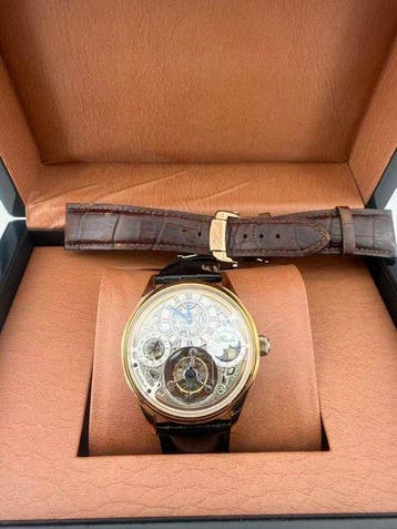 HAOFA - Tourbillon 1035 GMT dual time zone Day And Night top, Nieuw