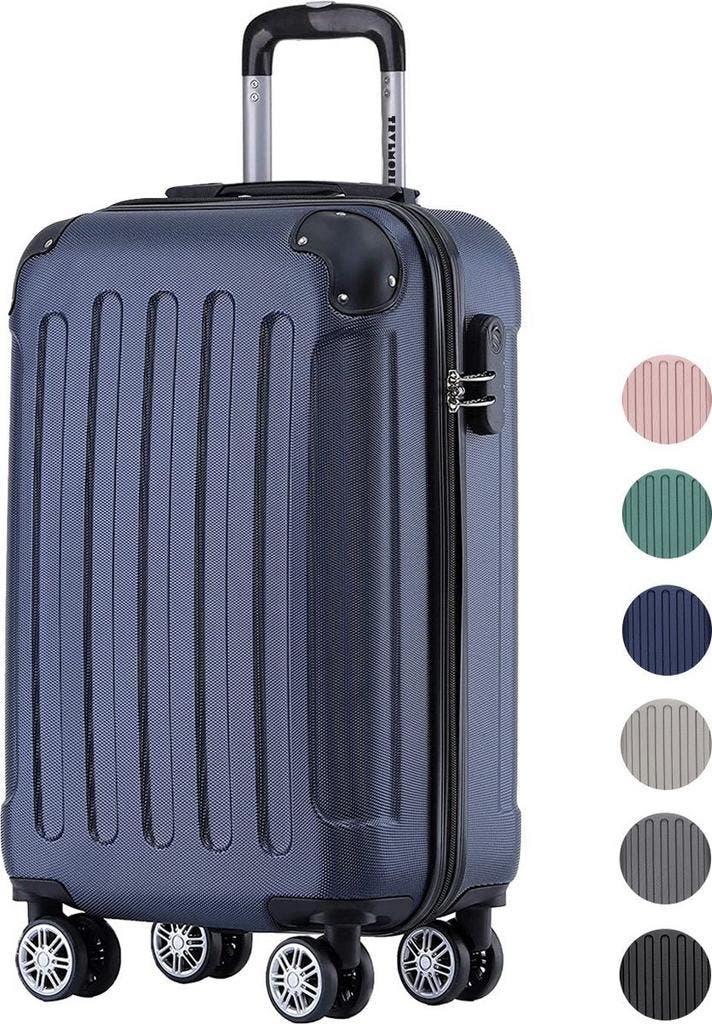 2dekans | TRVLMORE Handbagage Koffer met Wielen - Cijferslot, Muziek en Instrumenten, Behuizingen en Koffers, Ophalen of Verzenden