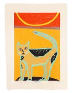 Gashu Fukami (1953) - Sun and Cat