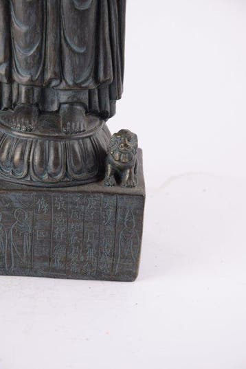 staande chinese Boeddha - Hout - China - Eind 20e eeuw