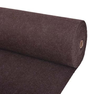 vidaXL Tapijt Bruin 1,2 x 10 m Polyester, Verzenden, Nieuw