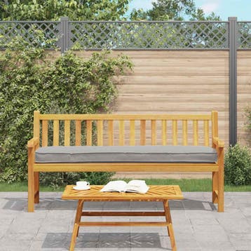vidaXL Pallet Kussen Grijs 200 x 40 x 8 cm Oxford Stof, Huis en Inrichting, Verzenden, Nieuw