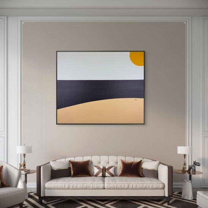 Enzo Affaticati - SUNSET HOUR . XXL, Antiquités & Art, Art | Objets design