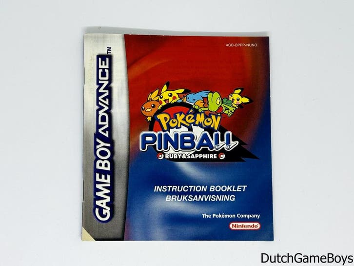 Gameboy Advance / GBA - Pokemon Pinball - Ruby & Sapphire -, Consoles de jeu & Jeux vidéo, Jeux | Autre, Envoi