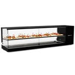 Tapasvitrine | LOGIC | Zwart | +2°C/+6°C | Statisch | 2, Zakelijke goederen, Verzenden, Nieuw in verpakking