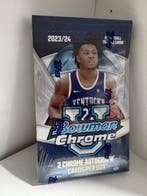2023/24 Topps Chrome Basketball 24 packs per box, 4 cards, Verzamelen, Nieuw