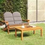 vidaXL 2-delige Loungeset Adirondack massief acaciahout, Verzenden, Nieuw