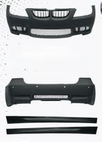 BMW E90 08-11 M3-stijl bodykit – 4-uitlaat + sideskirts, Auto-onderdelen, Nieuw, Voor, BMW, Bumper