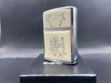 Zippo - SCRIMSHAW argenté - 1989 - Zonder minimumprijs -, Collections