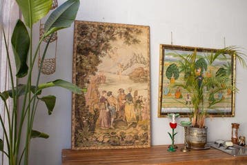 JP Paris Panneaux Gobelins Het inschepen naar Cythera -, Antiek en Kunst