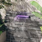 vidaXL Watervaloverlaat met RGB LEDs 45 cm acryl, Tuin en Terras, Waterpartijen en Fonteinen, Verzenden, Nieuw