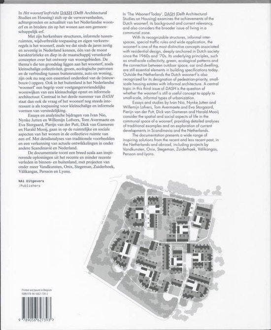 Het woonerf leeft/ The woonerf today / Delft architectural, Boeken, Kunst en Cultuur | Architectuur, Gelezen, Verzenden