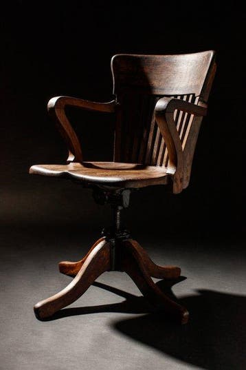 Bureaustoel - Eik - Captain’s chair