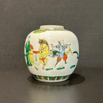 dekselvaas - Porselein - China - Guangxu (1875-1908) -