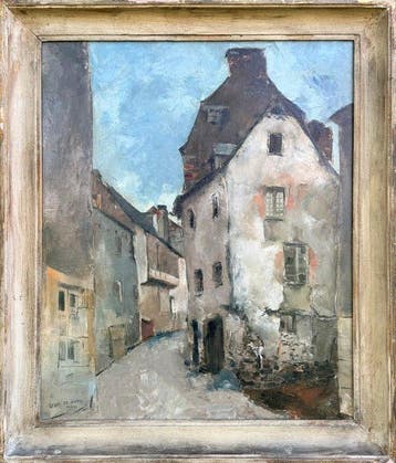 Germ De Jong (1886-1967) - A Dutch Village Scene