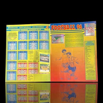 1995/96 Panini Album de cromos completo Suiça Liga A - B, Nieuw